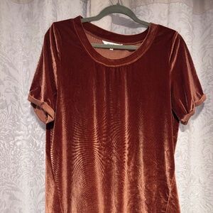Velvet Short Sleeve T-Shirt